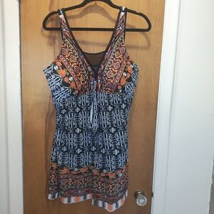 Vibrant Multicolor Women's One Piece Swimsuit